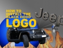 MOPAR black Jeep Hood Logo